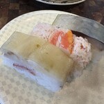 すし道場 - 押し寿司3種盛