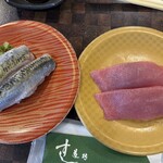 すし道場 - いわしと中トロ