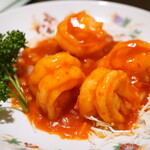 菜香新館 - 大海老のチリソース炒め