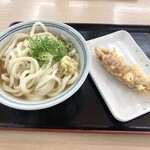 いきいきうどん - ◉ かけうどん(中)¥420-
◉ かにかま天 ¥200-