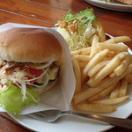 カフェ ハングリー キャタピラー - ハンバーガーのセット　（2014.05）