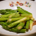 菜香新館 - アスパラガスのニンニク炒め
