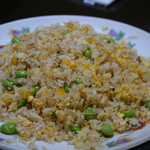 菜香新館 - 枝豆とパプリカのチャーハン生姜風味