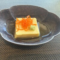 日本料理 なかのしま (リーガロイヤルホテル大阪) - とうもろこしの胡麻豆腐