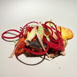 L.A.F - オコゼ フルーツトマト ミョウガ