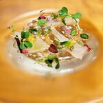 L.A.F - シマアジ 谷中生姜 サルサヴェルデ