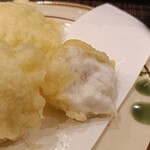 大将寿司 - 白子天ぷら 断面