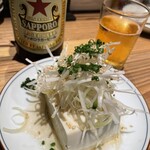 またあした - 葱まみれ塩ダレ冷奴　390円税抜