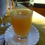 万平ホテル メインダイニングルーム - (2014.9)①信州の桃のジュース