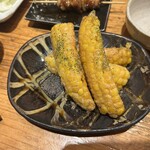焼きとりの　とりこ - ともうもろし唐揚げ