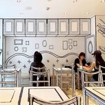 2D Cafe - 結構奥行きが有るので席数は多そうです
