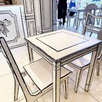 2D Cafe - 椅子とテーブル