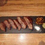 炭火酒菜 ○剛 - 追加注文　特選牛タン焼き