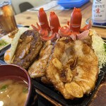 わ楽 - 豚ロースにんにく焼き