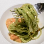 三和 - ウニととろ茄子の冷製パスタ