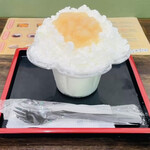 かんすけ - ミルクももかき氷500円