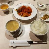 パンダ レストラン - 白身魚の揚げ物甘酢かけ