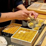 すしやのたい悟 - 2種の雲丹を食べ比べできるなんて(ﾉ◕ヮ◕)ﾉ*.✧