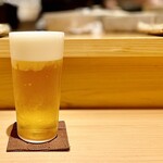 すしやのたい悟 - 生ビール
