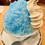 コメダ珈琲店 - クッピーラムネ氷(ミニ)
ソフトクリーム トッピング