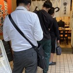 とんかつ 美濃屋 - いつも多少の列はできているがそんなに待たない