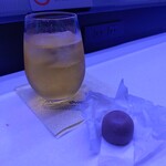 ANAラウンジ - ドリンク写真:山田屋まんじゅう、ジンジャーエール