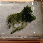 すし岩瀬 - Ｈ26.9 ワカメと海ぶどう