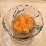 すし岩瀬 - Ｈ26.9 バフンウニ 昆布出汁で