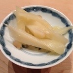 すし岩瀬 - Ｈ26.9 口直しの生姜