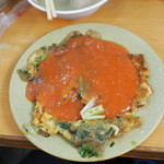 天天利美食坊 - 鶏蛋蚵仔煎（牡蠣のお好み焼き風）
