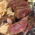 鉄板焼ＢＡＲ ぎんくら - 火入れ抜群❤️