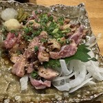 串揚げ処 榮壽 - 鶏たたき(大) ¥720