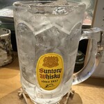 串揚げ処 榮壽 - メガ焼酎(黒霧島ロック) ¥700！