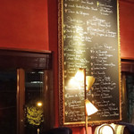 Rue Favart - ３F の黒板メニュー