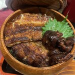 炭焼 うな富士 大阪梅田店 - 肝入り上ひつまぶし