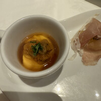 アルポルト・クラシコ そごう横浜店 - パプリカのムースの雲丹トッピング