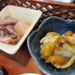 人と木 - いか大根煮、なめこおろし