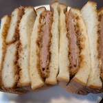 肉のコバヤシ - 翌日はサンドイッチに