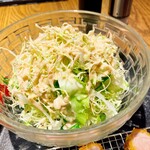 とんかつ 大蔵 - サラダ
