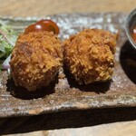 水魚 - ずわい蟹のクリームコロッケ