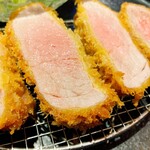 とんかつ 大蔵 - ヒレカツ接写