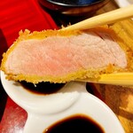 とんかつ 大蔵 - ヒレカツリフト