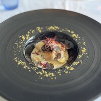 Ristorante Crocifisso - ポルチーニアニョロッティ　サマートリュフとヤングコーン