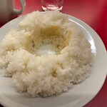 南海飯店 - ライス大をリング状に