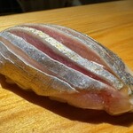 佐野鮨 - あじ　（追加 お代わり