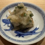 佐野鮨 - つぶ貝のおろし和え