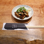 うなぎ四代目 菊川 - お取り分け後のマイ・うざく