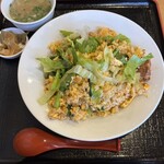らーめん中華 わかいち - 角煮レタスチャーハン