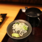 Towari Soba Sagatani - 薬味