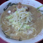 ラーメン二郎 - 20140926訪問「麺少なめ、野菜少なめ、ニンニク、脂」